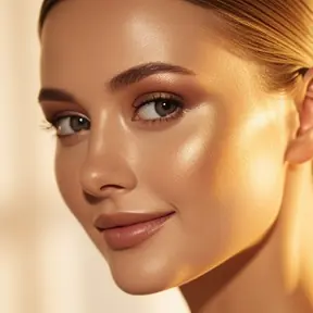 femme française souriante cuisinant à la maison ambiance chaleureuse lumière naturelle