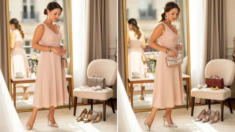 J’ai testé la même tenue à deux mariages en changeant seulement les accessoires
