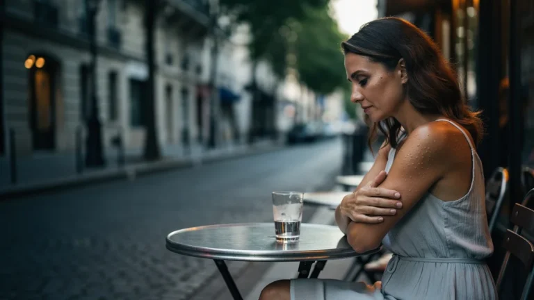 Mon soir sans châle et la fraîcheur qui m’a prise par surprise