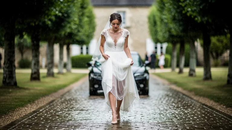 Le jour où la pluie a transformé ma tenue de mariage
