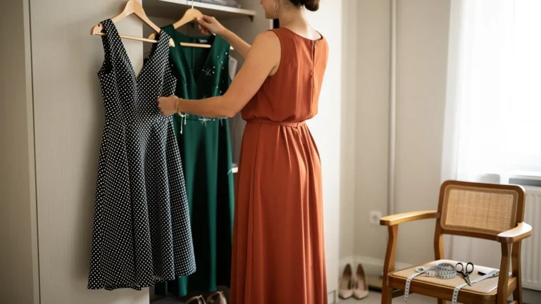 Mon verdict après un an de mariages sur les robes à pois face aux robes unies en tissu fluide